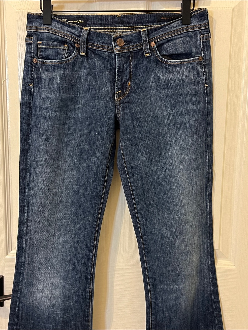 Citizens Of Humanity COH Jeans Ingrid #002 Low Waist Flair Flare Stretchy Boot - Picture 3 of 16